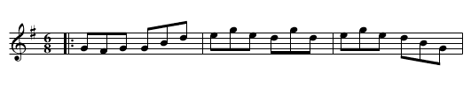 The Boston Caledonian Club's Jig - staff notation