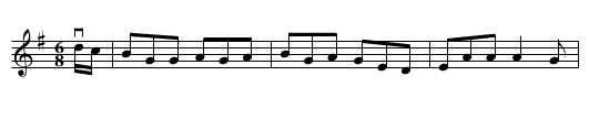 THE BOTTLE OF BRANDY -- JIG - staff notation