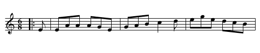 The Bouchaleen Bawn - staff notation
