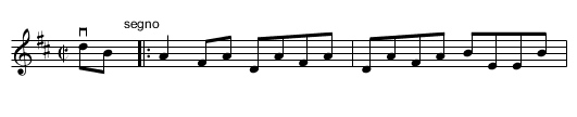 THE BOYNE HUNT -- REEL - staff notation