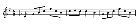 The Boys from the West - staff notation