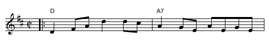 the Boys in the Gap - staff notation