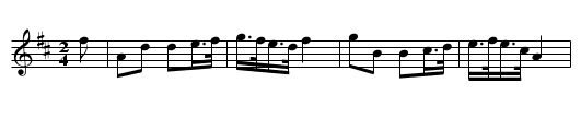 The Boy's Lament for his Dragon - staff notation