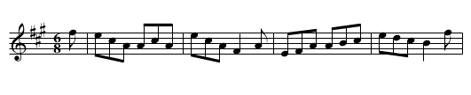 The Boys of Ballinafad - staff notation