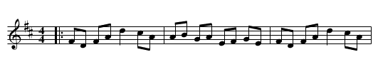 The Boys of Cappoquin - staff notation