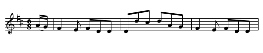 The Boys of Coomanore (jig)   1073 - staff notation