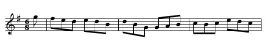 The Boys Of The West (jig)    1035 - staff notation