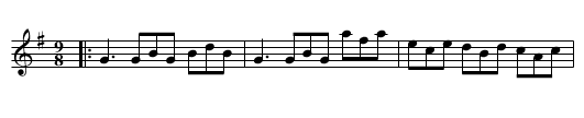 The Bracelet - staff notation