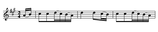 The Braes o' Killicrankie - staff notation