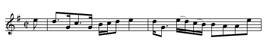 the Braes of Aberarder - staff notation