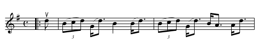 the BRAES OF BALQUHITHER - staff notation