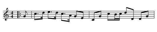 The Braes of Breadalbane - staff notation