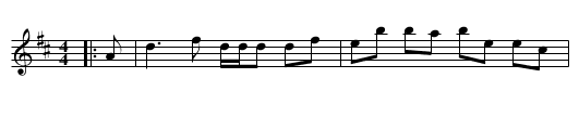 The Braes of Marr - staff notation