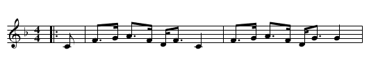 The Braes of Newe - staff notation
