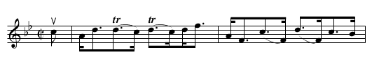 THE BRAES OF TULLYMET STRATHSPEY - staff notation