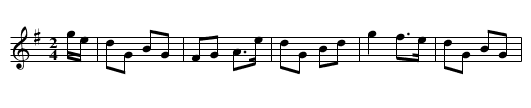 the Branch Line - staff notation