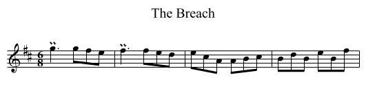 The Breach - staff notation