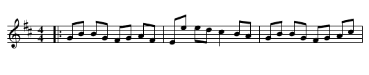 The Breast Knott - staff notation