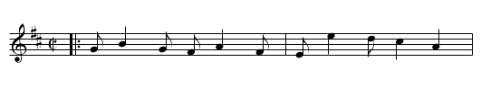 The Breast Knott - staff notation