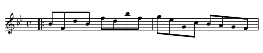 The BREWER'S HORSE - staff notation