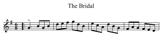 The Bridal - staff notation