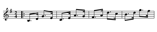 The Bridge Inn - staff notation