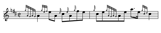 The Bridge of Perth - staff notation