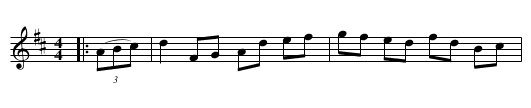 The Brightest Eye's Reel - staff notation