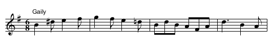 The Brink of the White Rocks [3] - staff notation