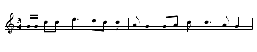 The Brisk Young Farmer - staff notation