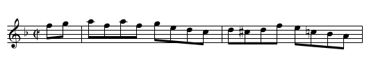 The British Sailors Hornpipe - staff notation