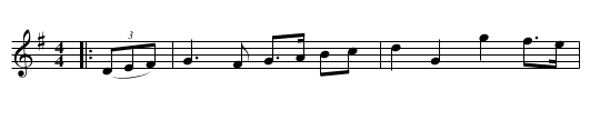 The Bruce - staff notation