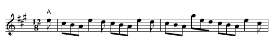 The Buck o' the Cabrach [2] - staff notation