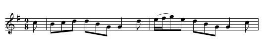 the Bucket - staff notation