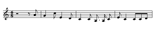 The Buffalo Skinners - staff notation