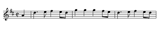 The Buffoon Dance. - staff notation