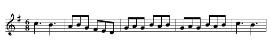 The Bumpkin - staff notation