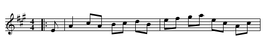 The Bungalow - staff notation