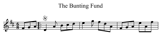 The Bunting Fund - staff notation