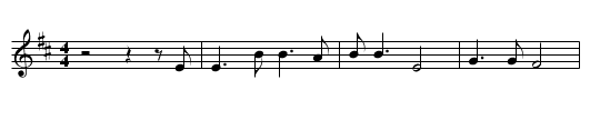 The Burning od Auchindoon - staff notation
