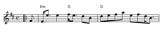 The Burnt Leg - staff notation