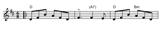 the Burnt Old Man - staff notation