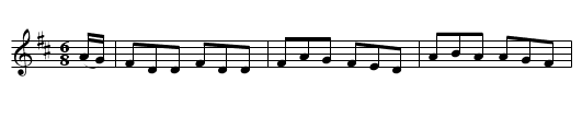 The Butcher's Cave  (jig)     1067 - staff notation