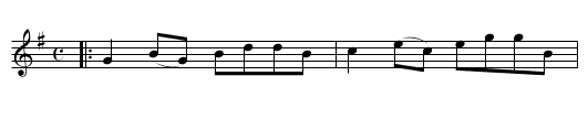 The Butlers Reel - staff notation