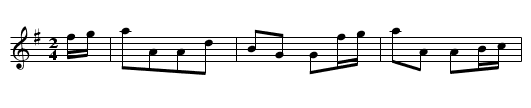 The Button Hole. - staff notation