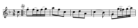 the CACHUCHA DANCE - staff notation