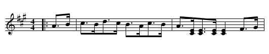 The Cage - staff notation