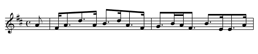 The Caledonian Hunts Strathspey - staff notation