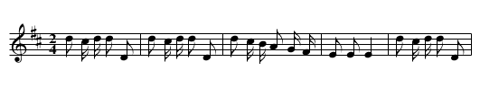 The Cambro Britons 3 - staff notation