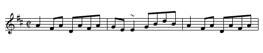 the Cameronian - staff notation